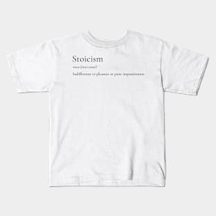 Stoicism Definition Kids T-Shirt